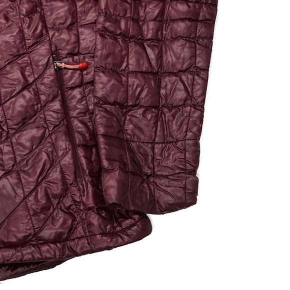 The North Face Thermoball Eco Jacket Womens Small Red Puffer Quilted - Picture 2 of 12